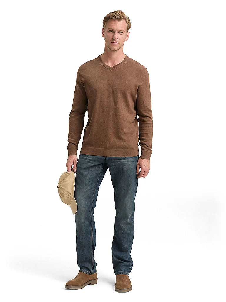 Tom Tailor 1038426 Herren Strickpullover Haselnussbraun 3XL 7